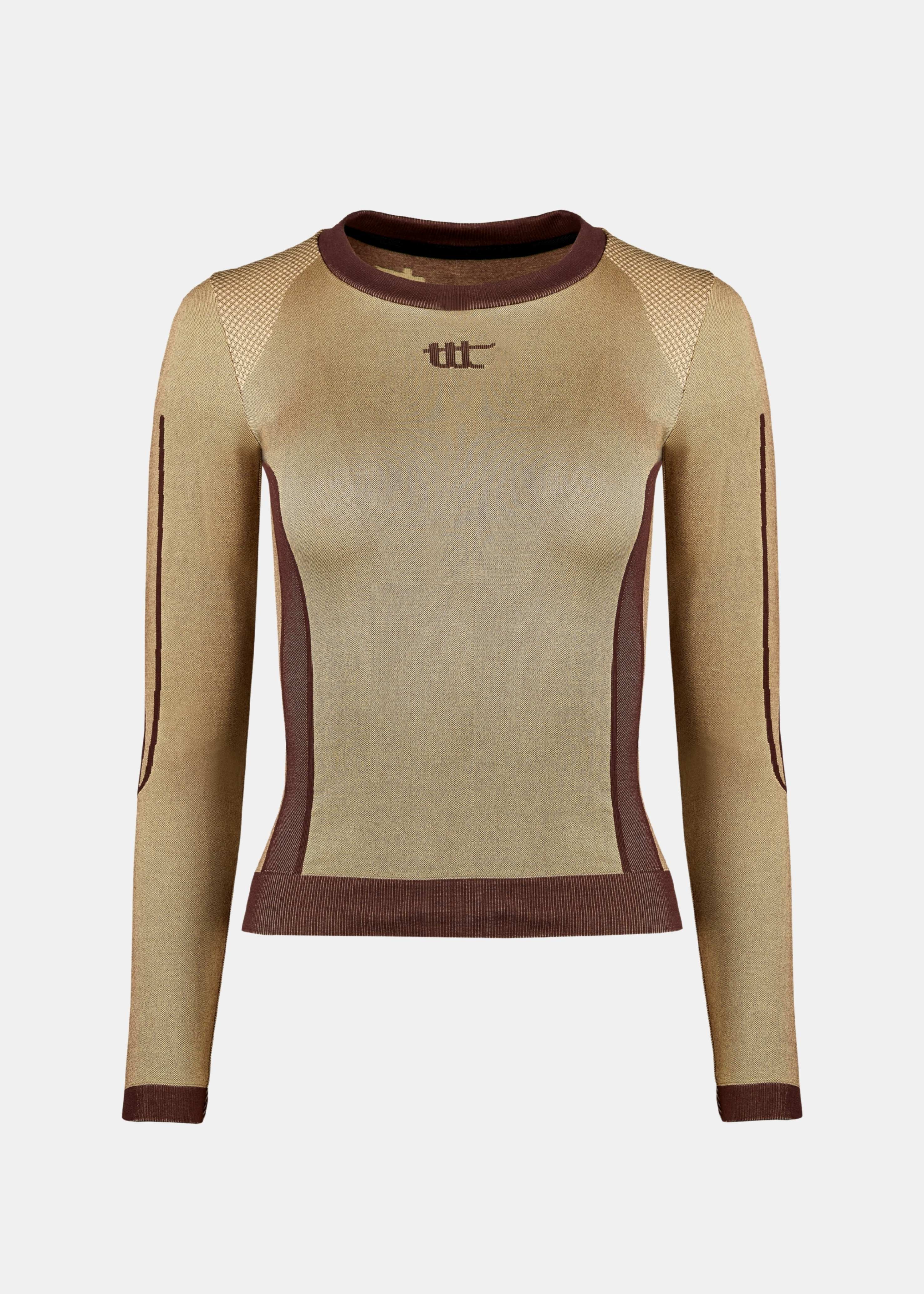 Seamless Long Sleeve Goldenbrown