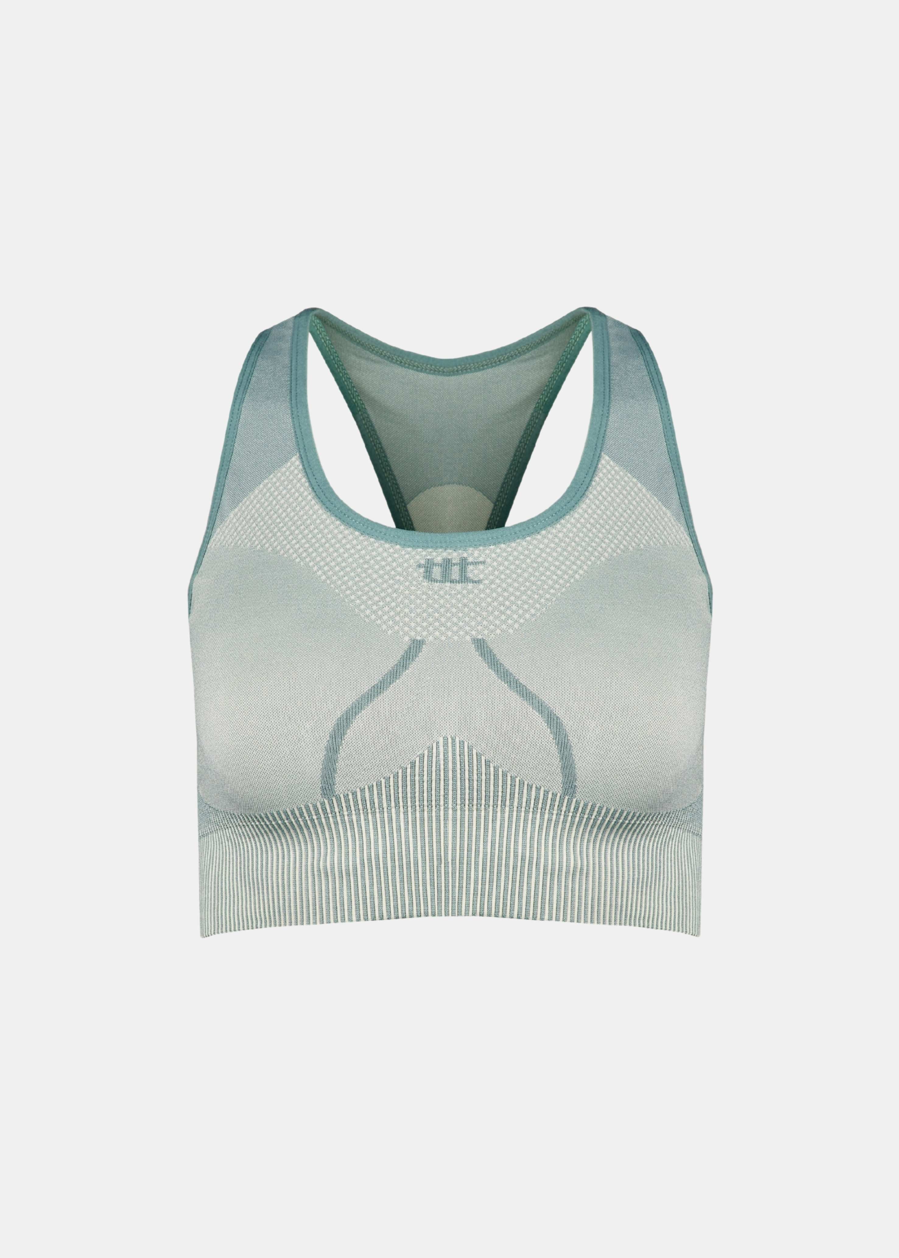 Seamless Sports Bra Slate Blue