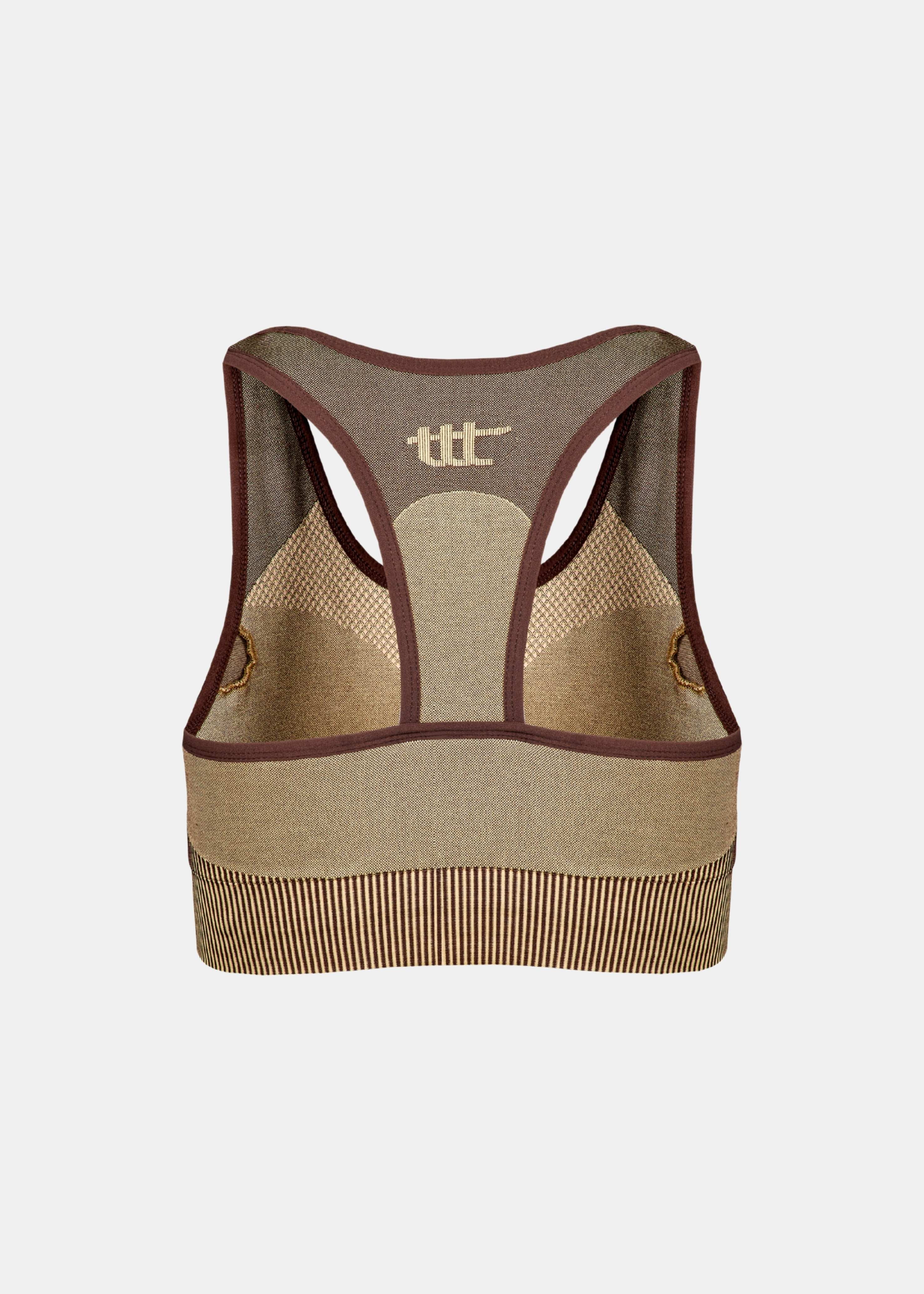 Seamless Sports Bra Goldenbrown