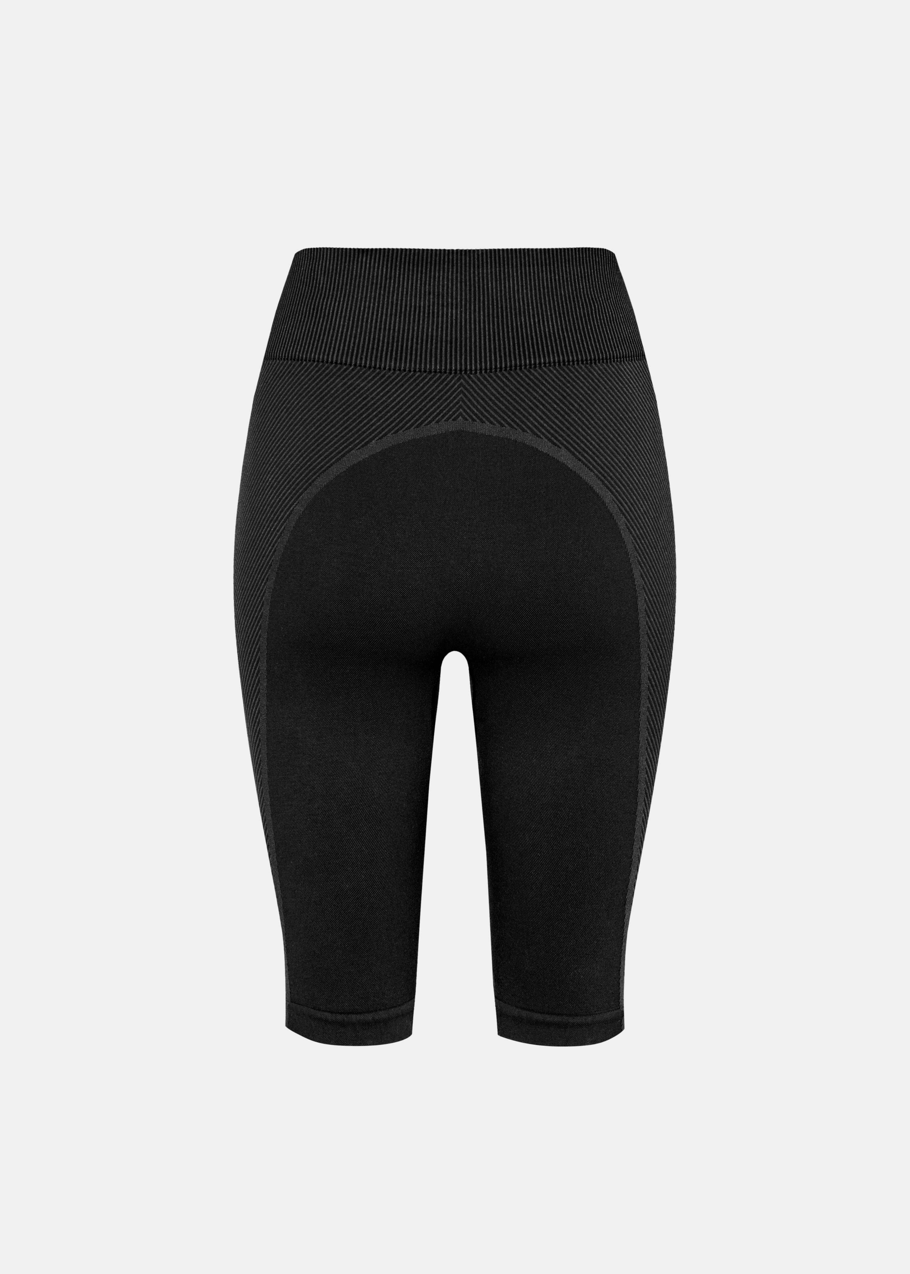Seamless Short Leggings Black