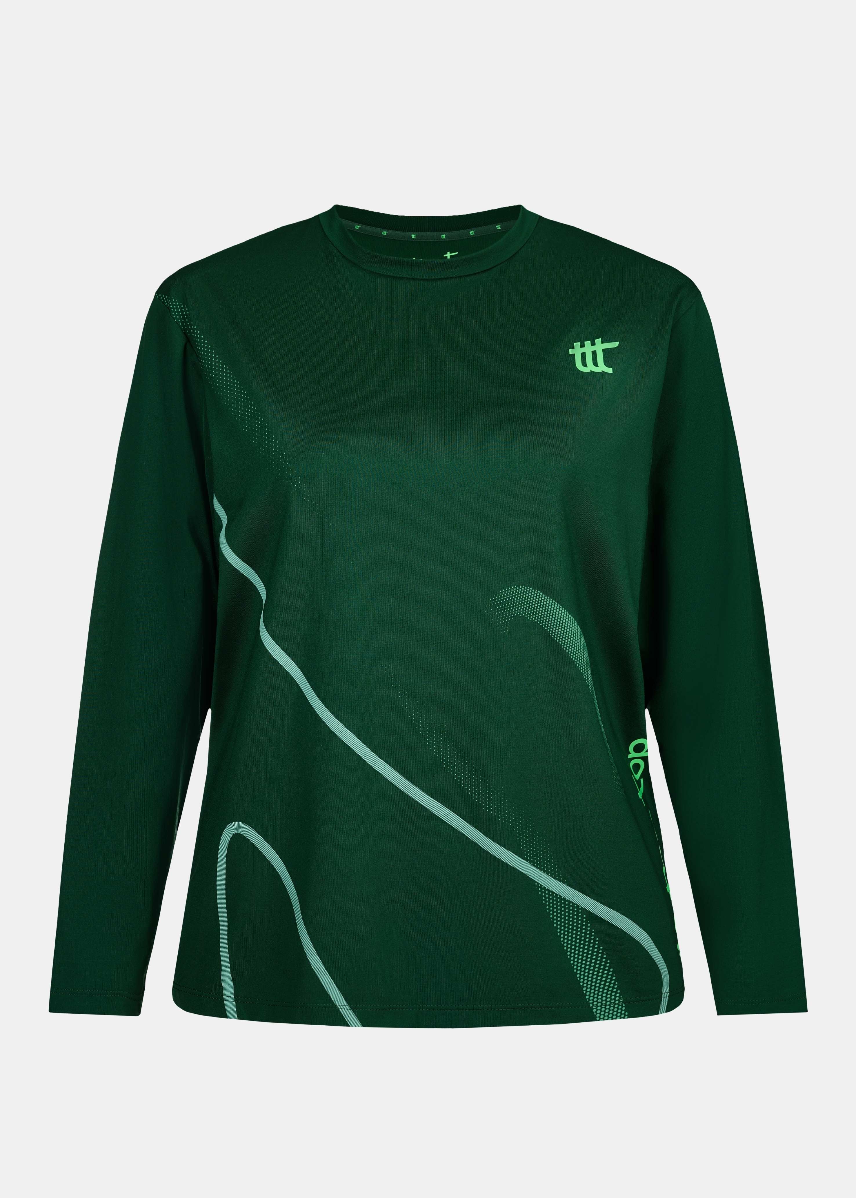 Pace Langarmshirt Damen Green