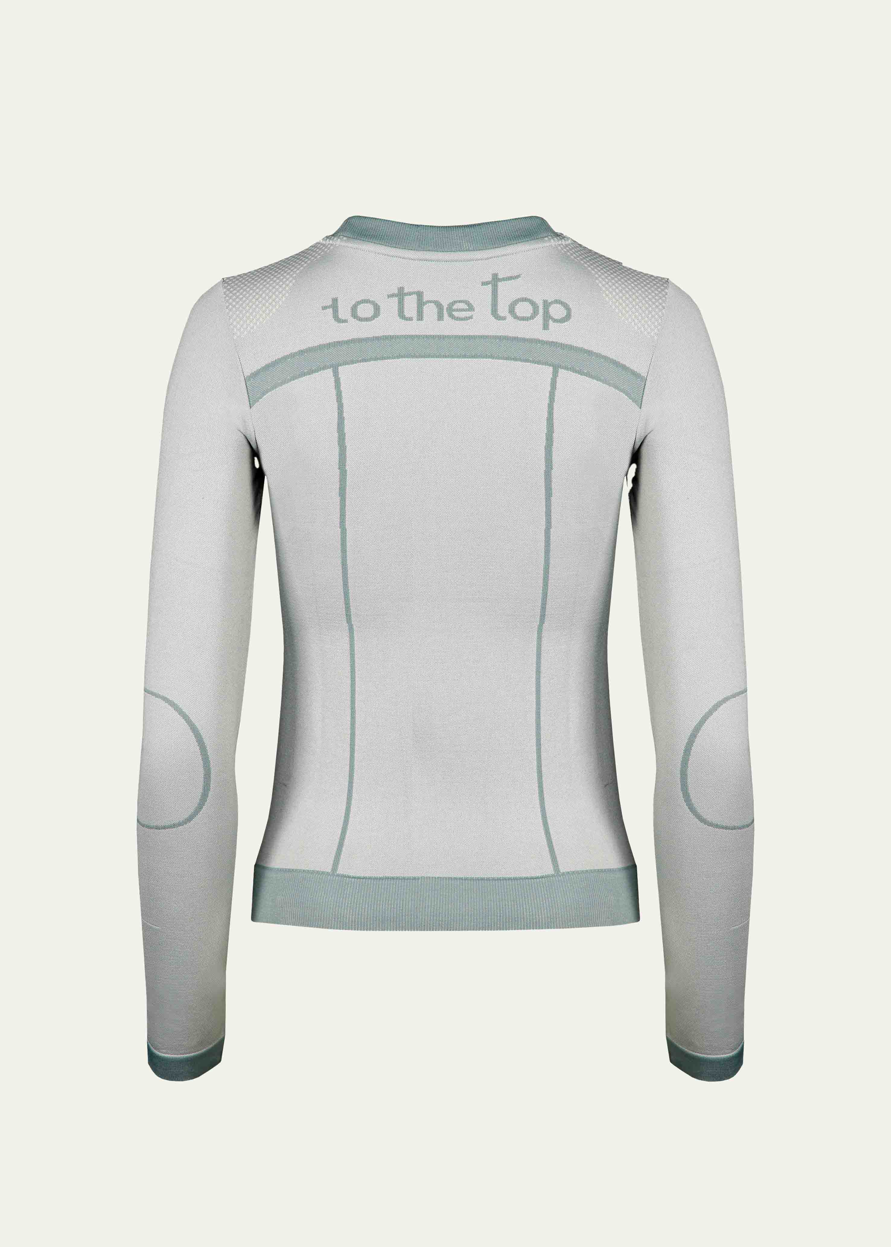 Seamless Long Sleeve Schieferblau