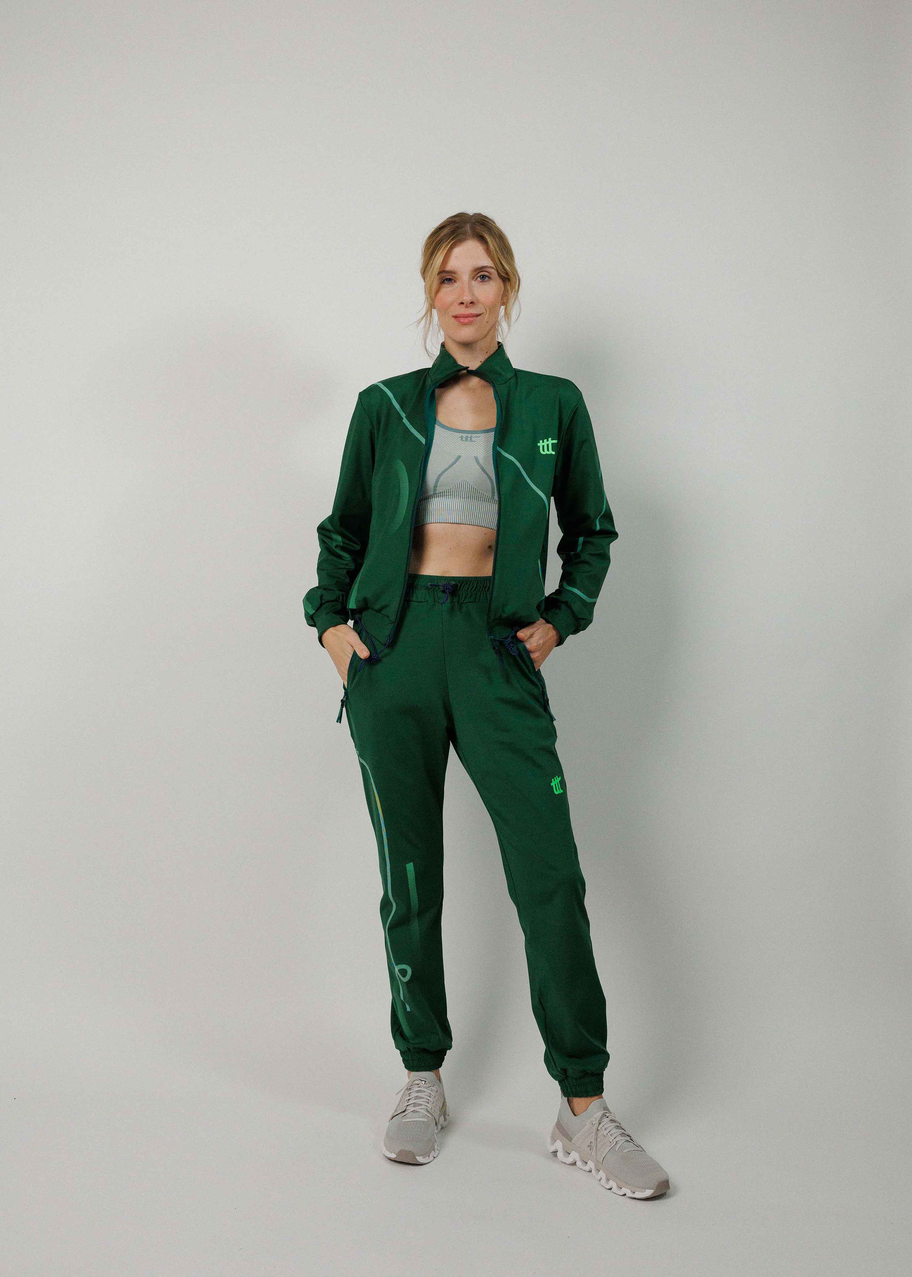 Pace Track Pants Green
