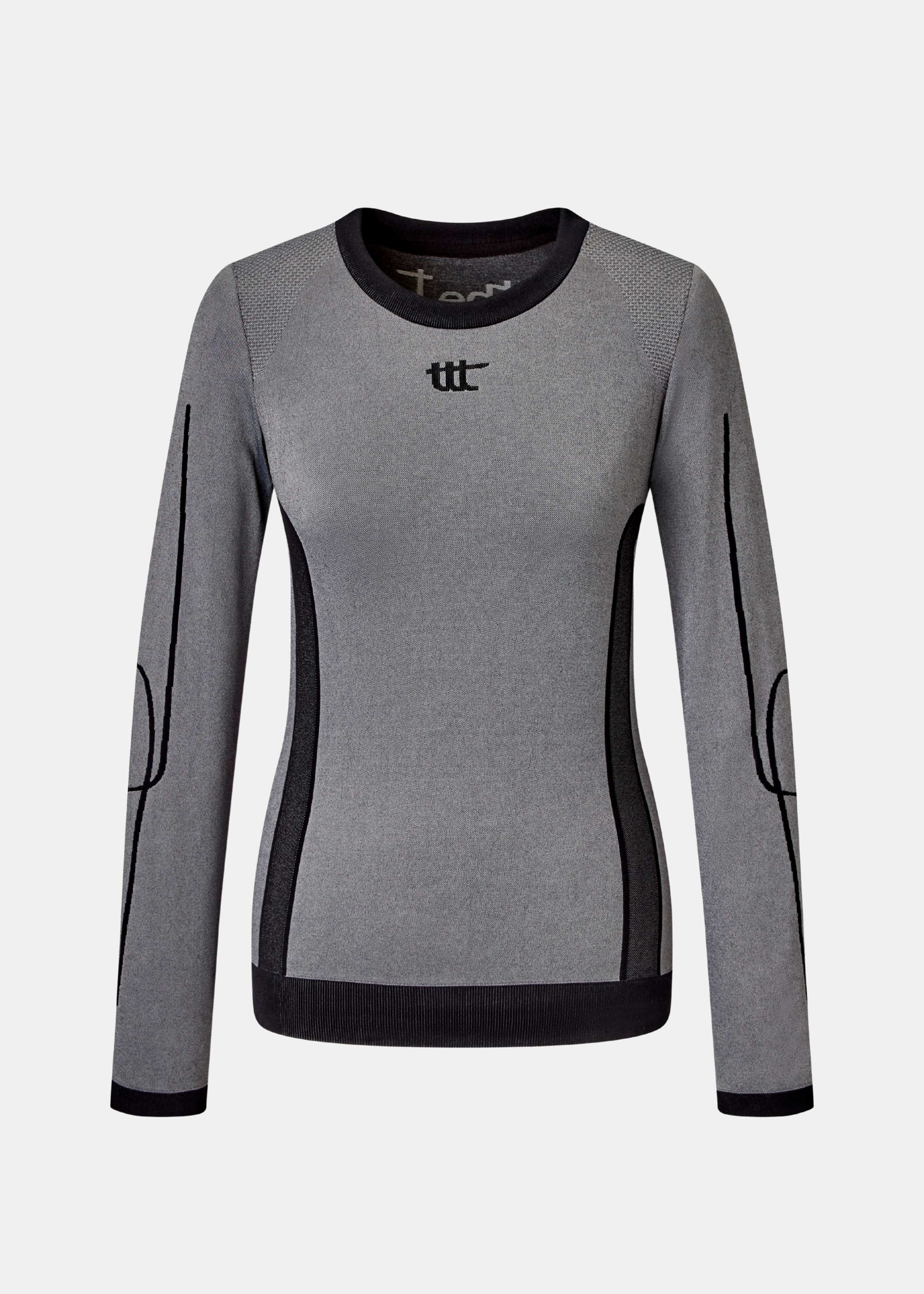 Seamless Long Sleeve Anthracite