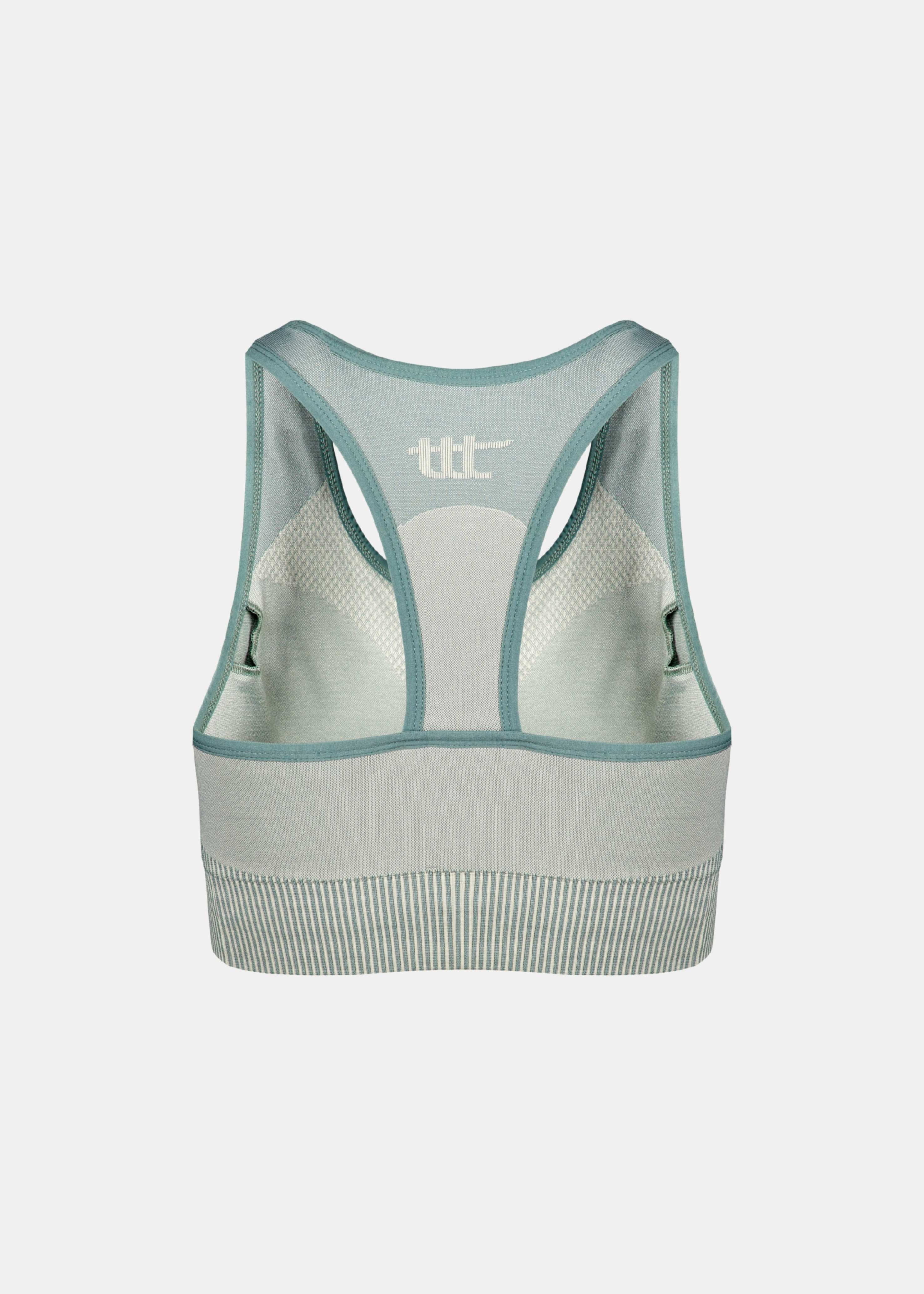 Seamless Sports Bra Slate Blue
