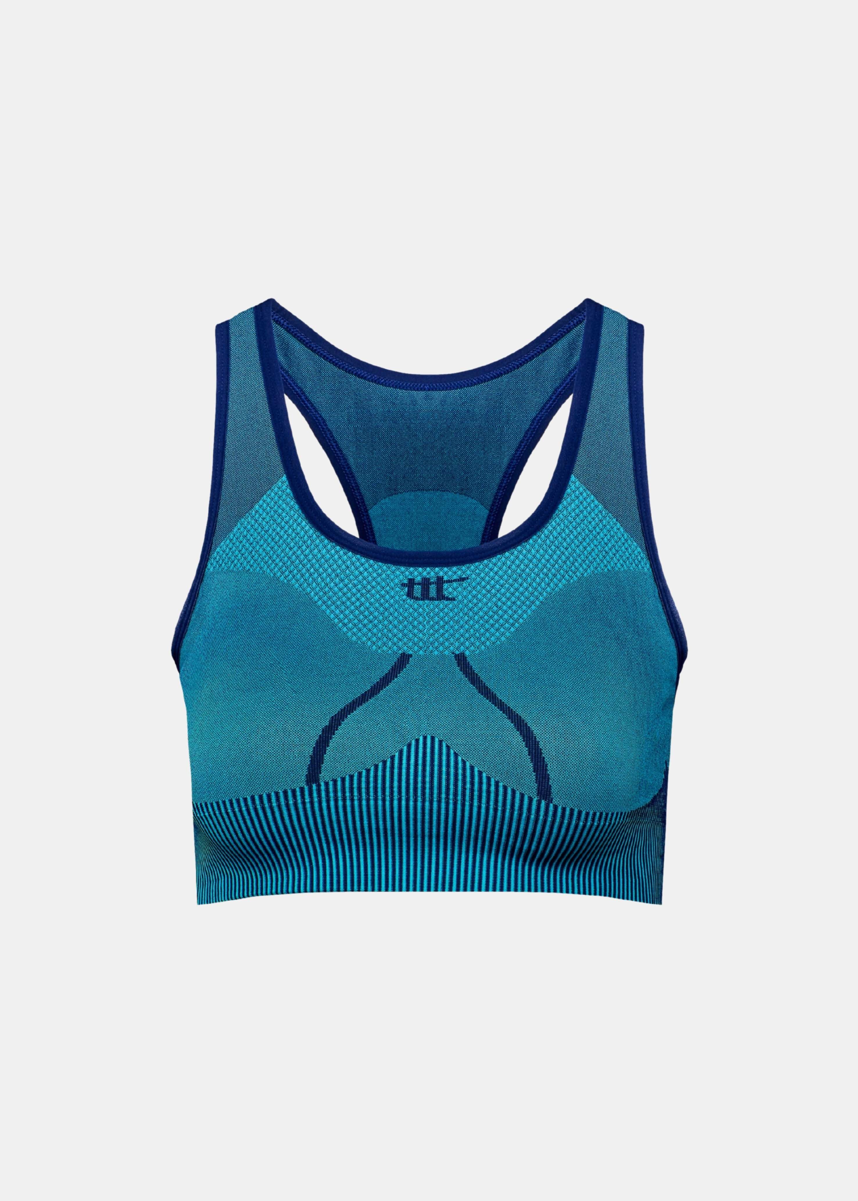 Seamless Sports Bra Aqua