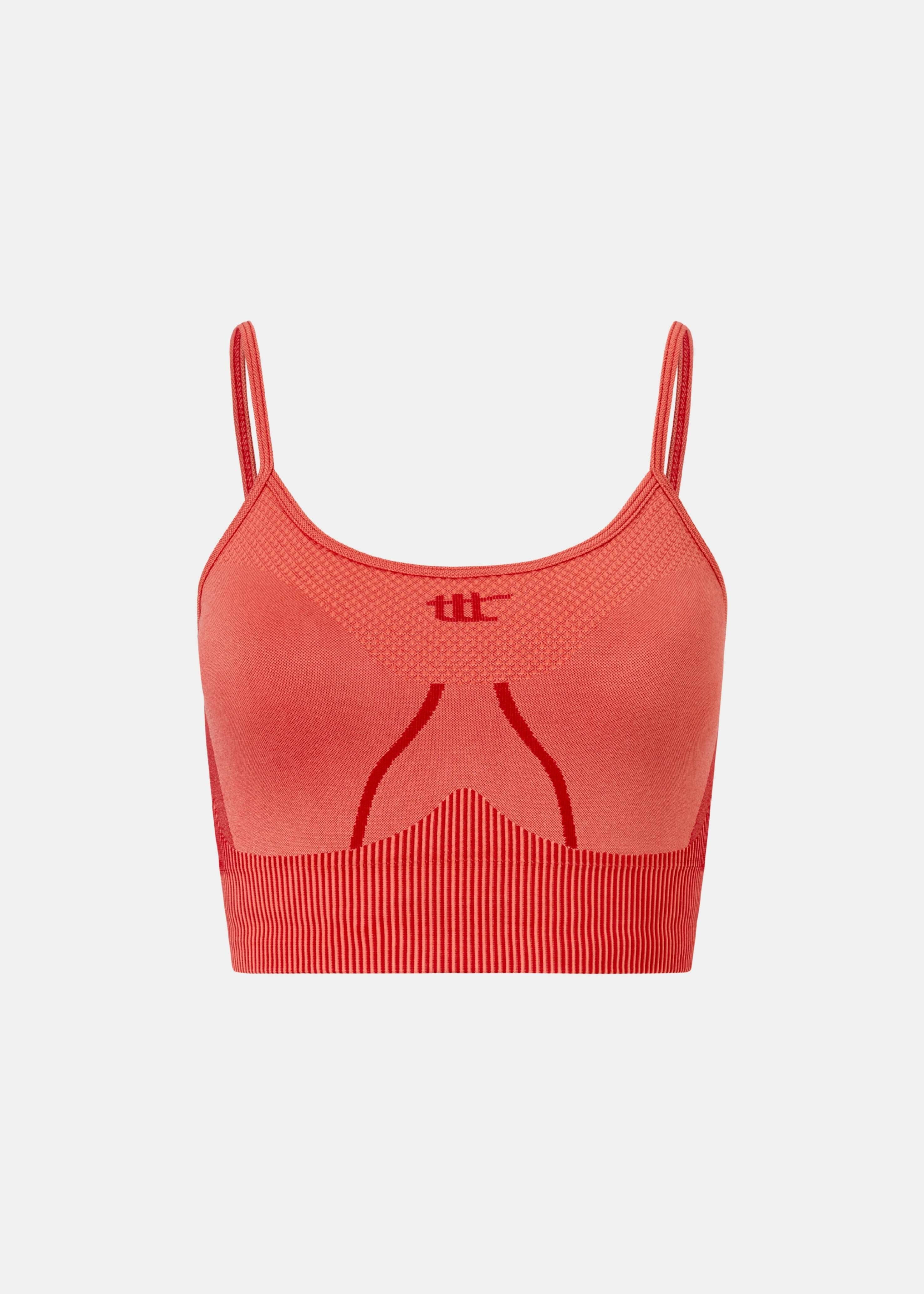 Seamless Sports Bra Coral