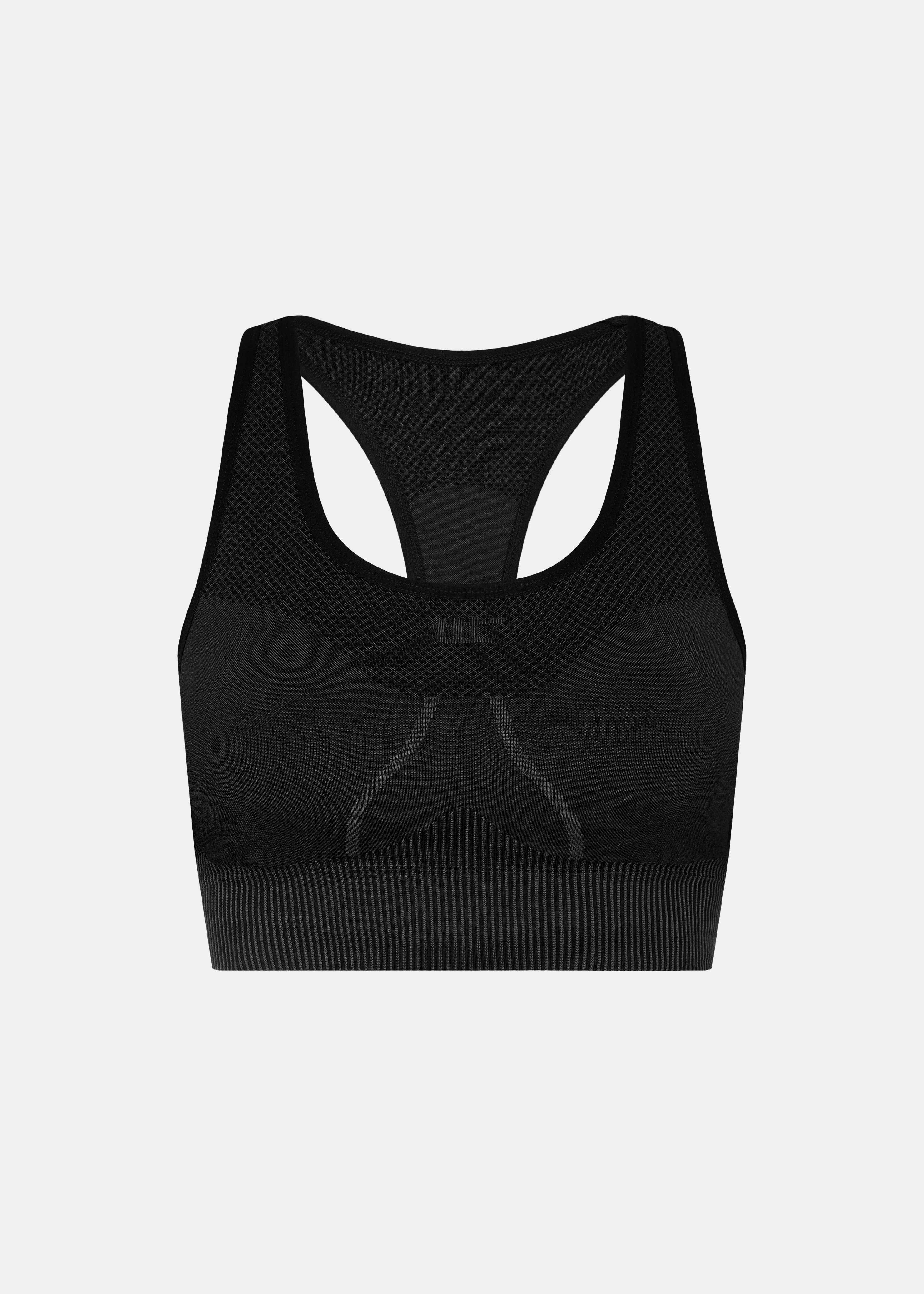 Seamless Sports Bra Black