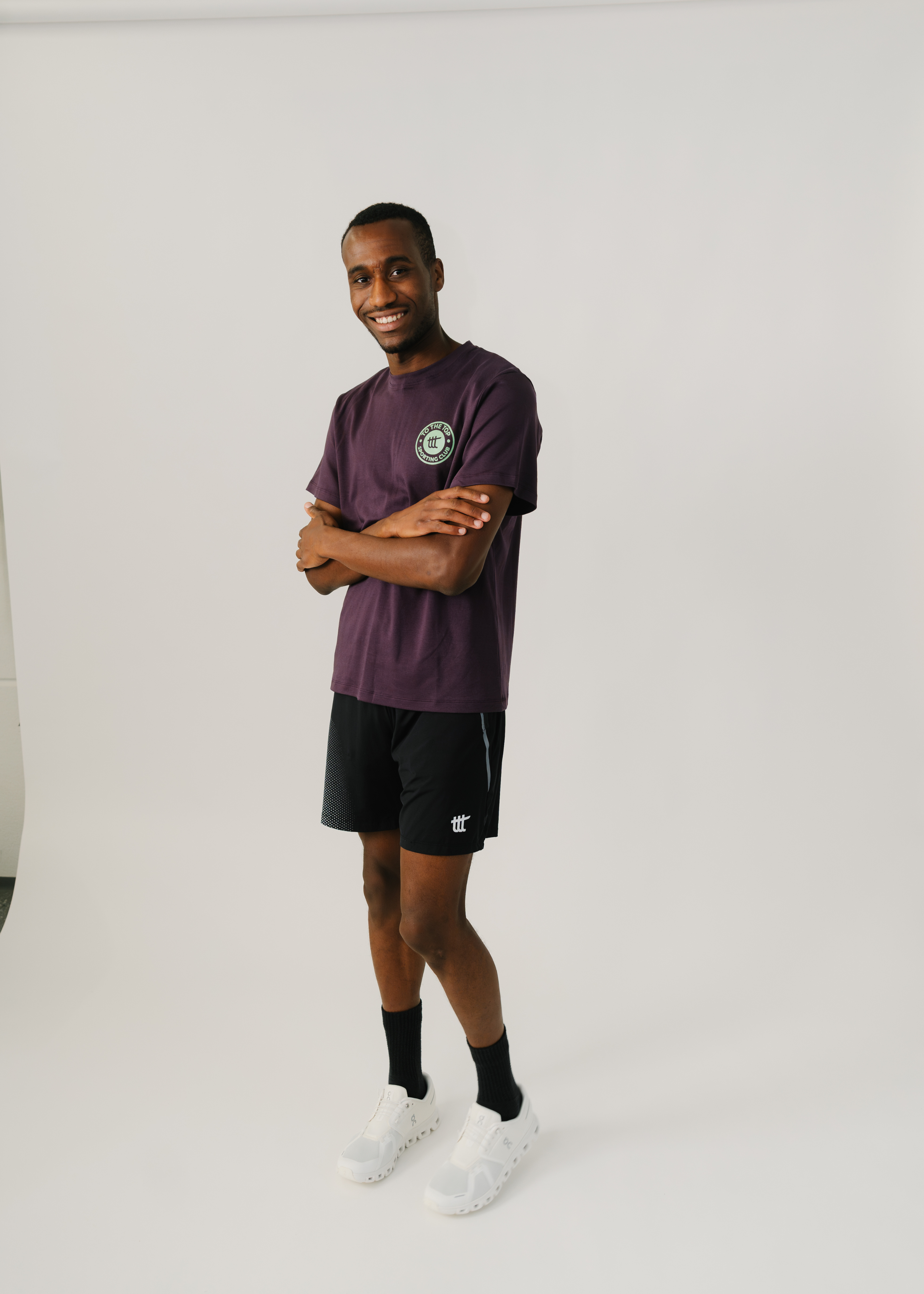Sporting Club T-Shirt Plum