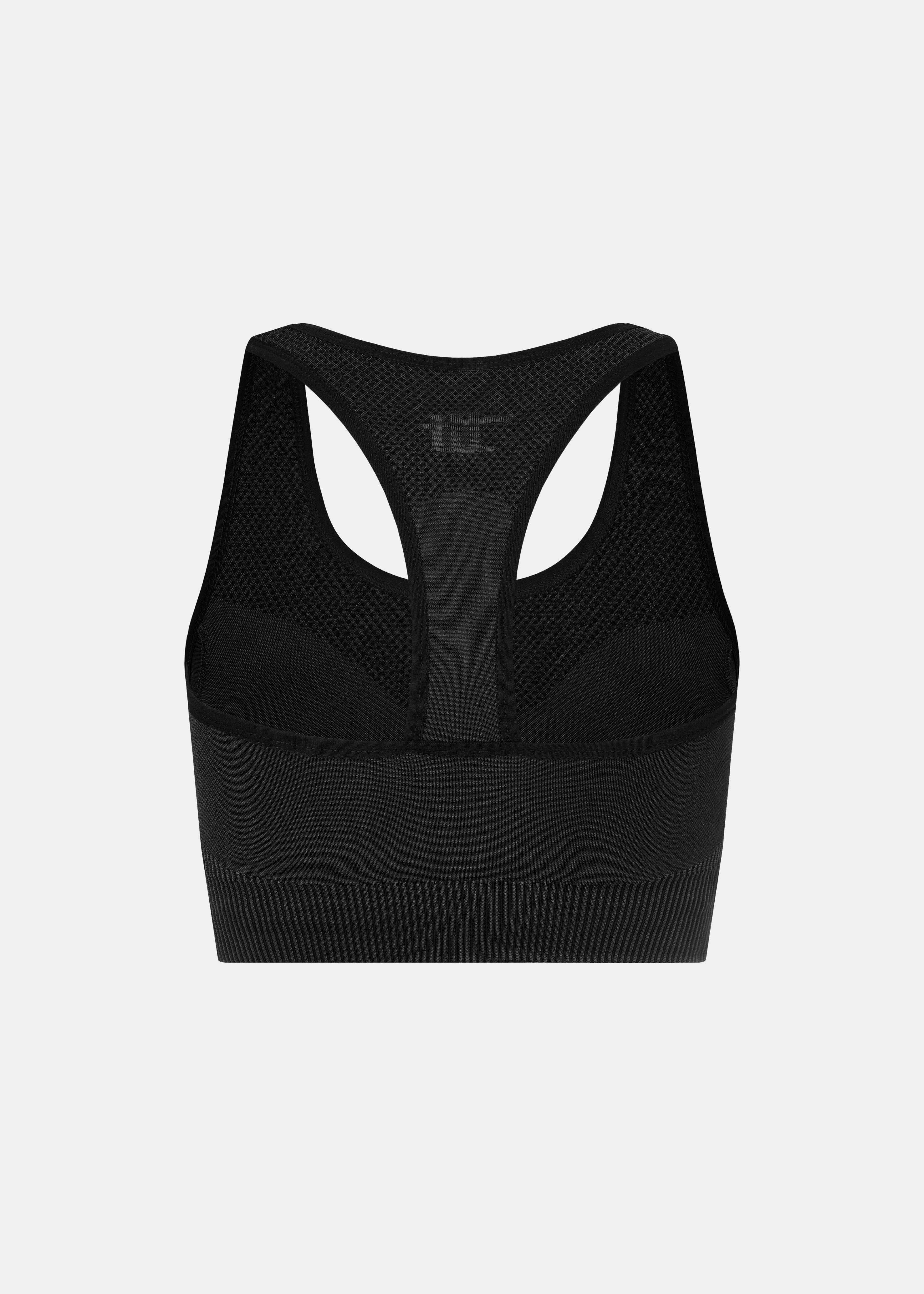 Seamless Sports Bra Black