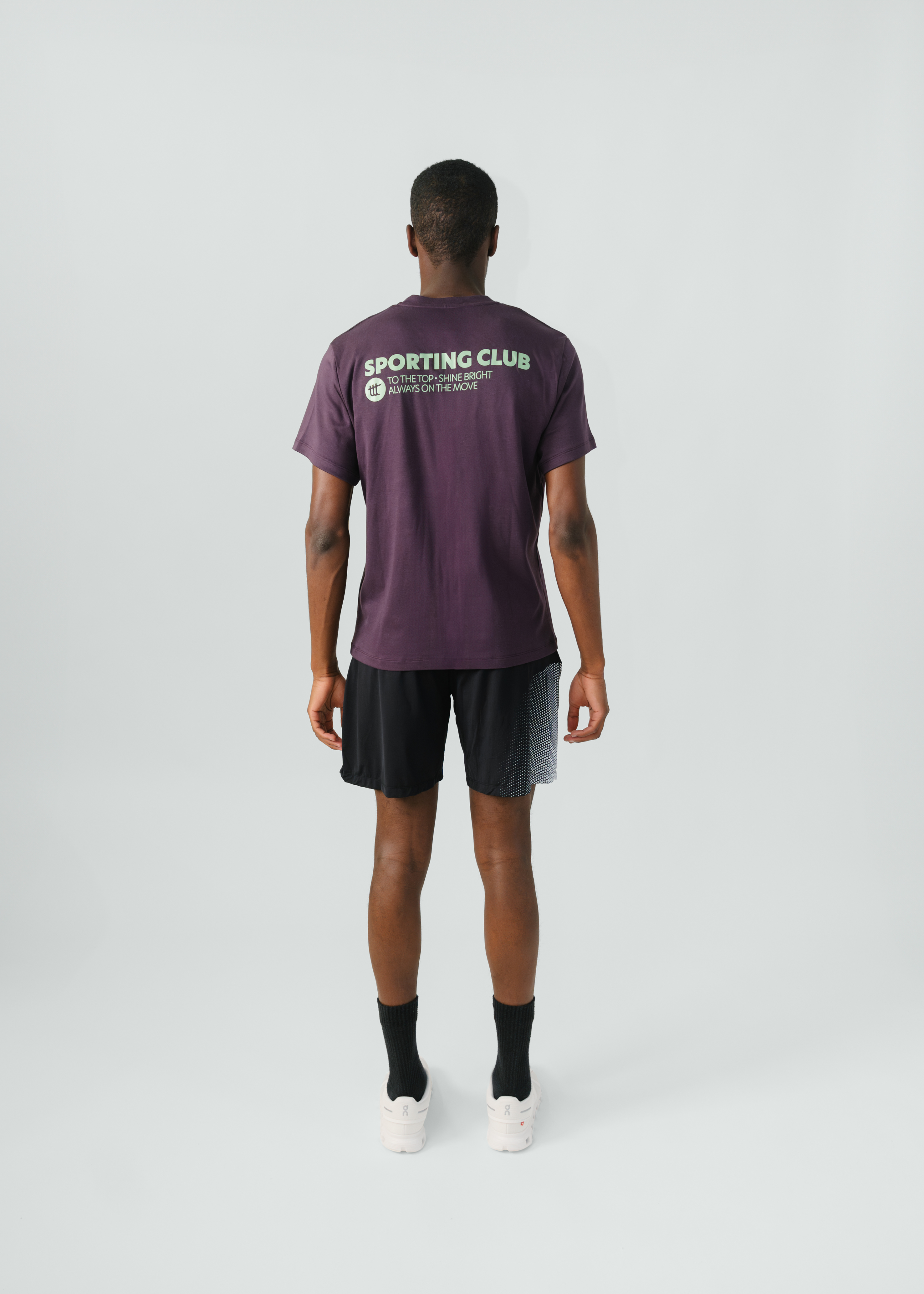 Sporting Club T-Shirt Plum