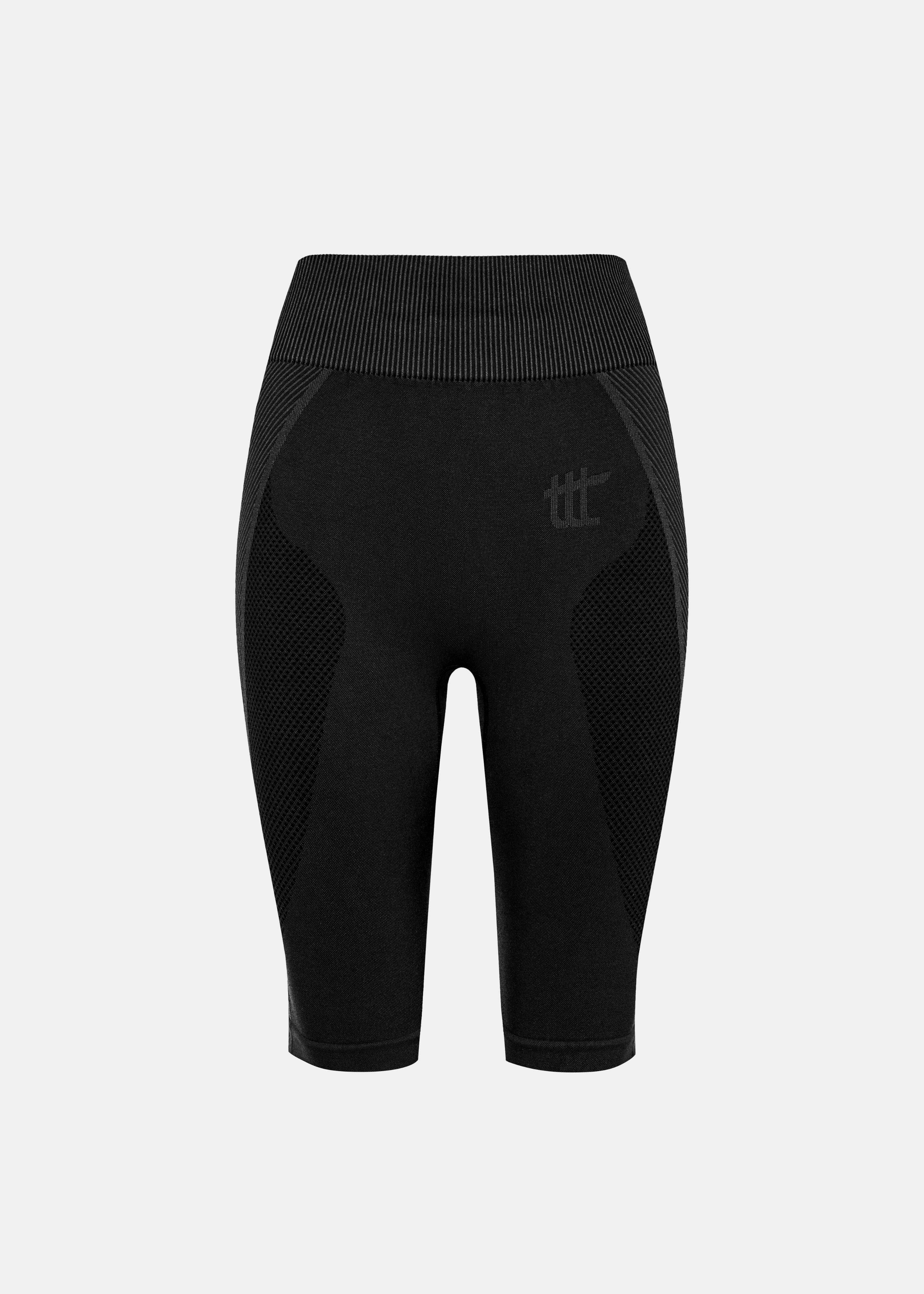 Seamless Short Leggings Black