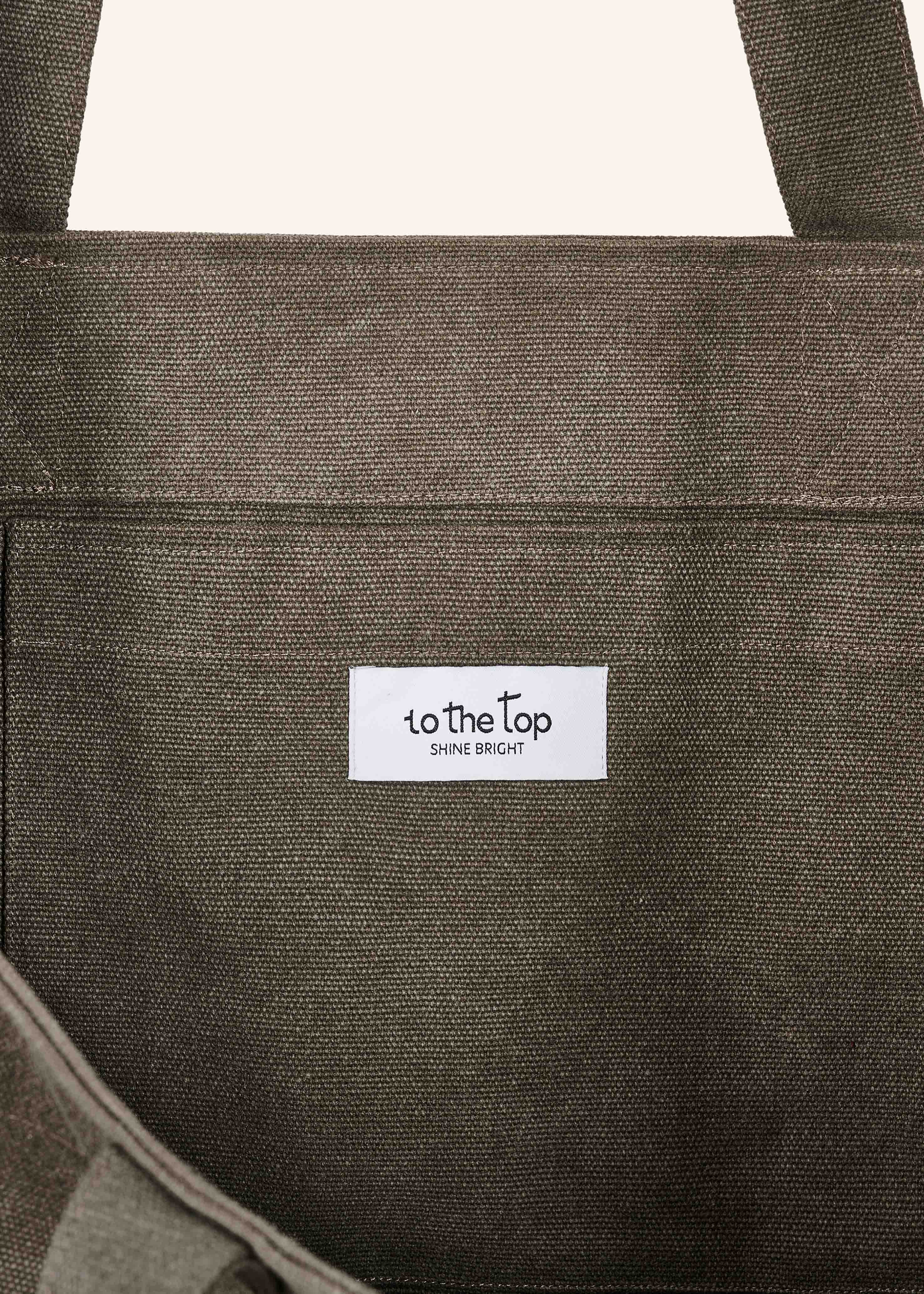 Beach Bag to the top Khaki