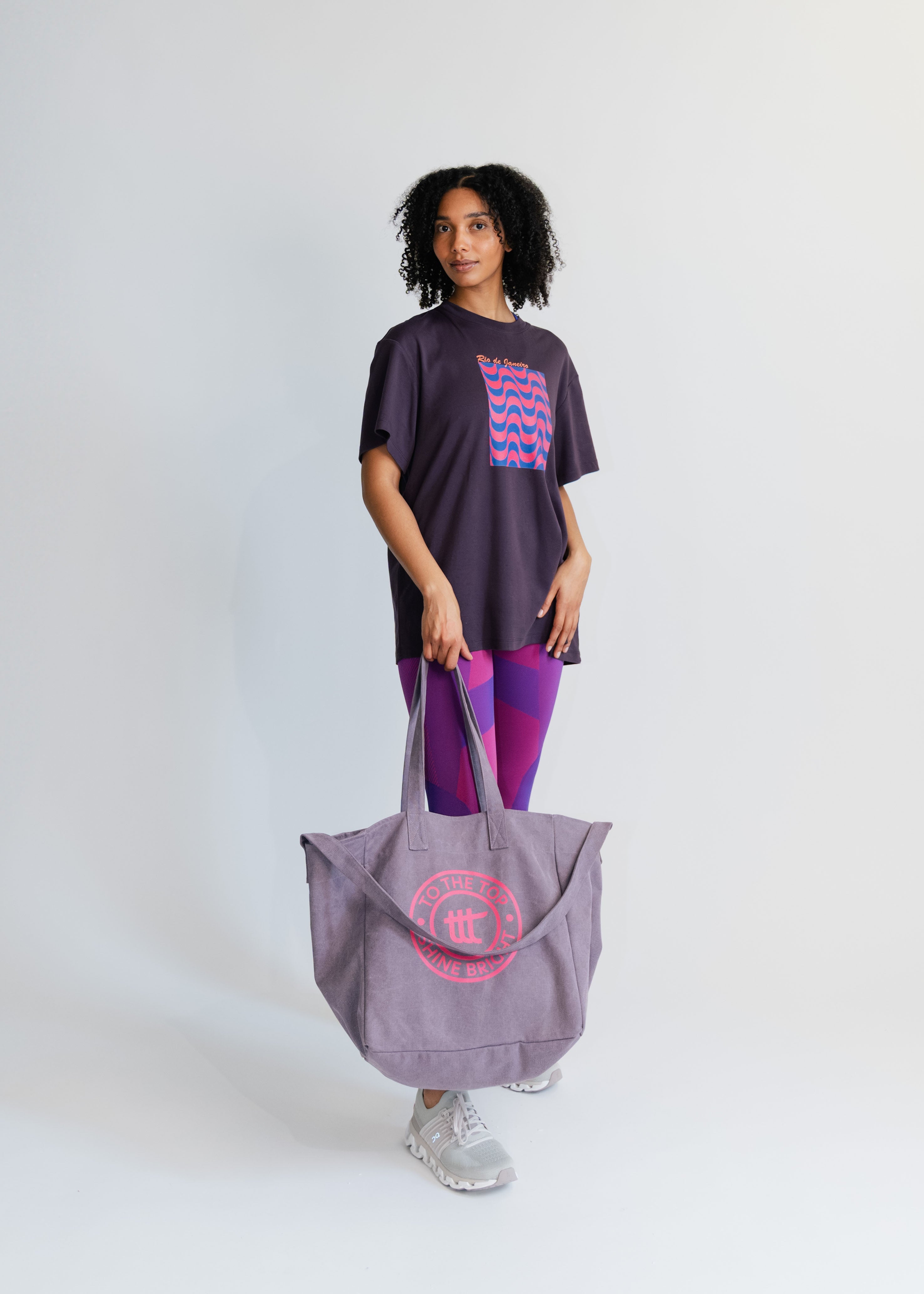 Beach Bag to the top Magenta