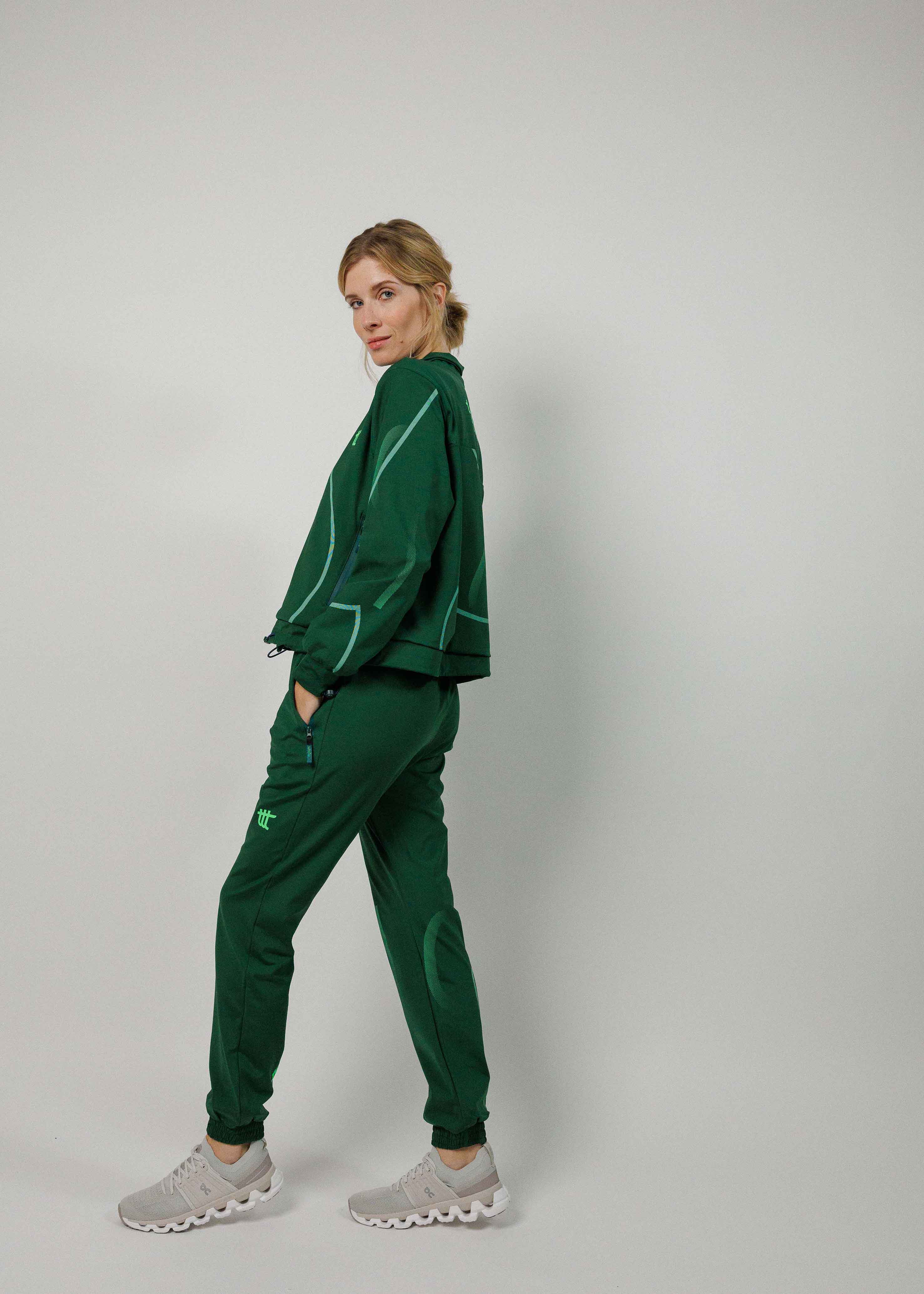 Pace Track Jacket Green