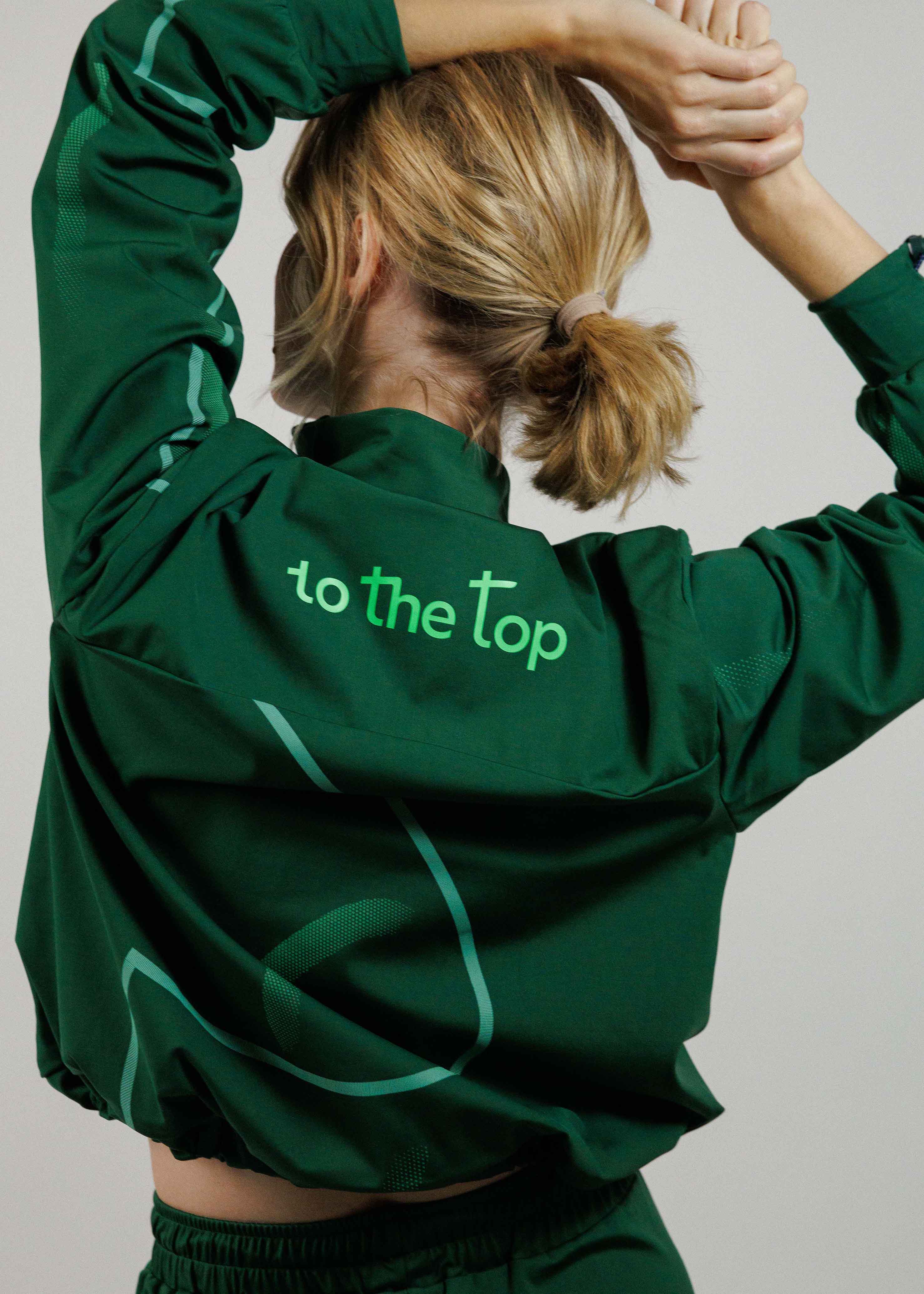 Pace Track Jacket Green