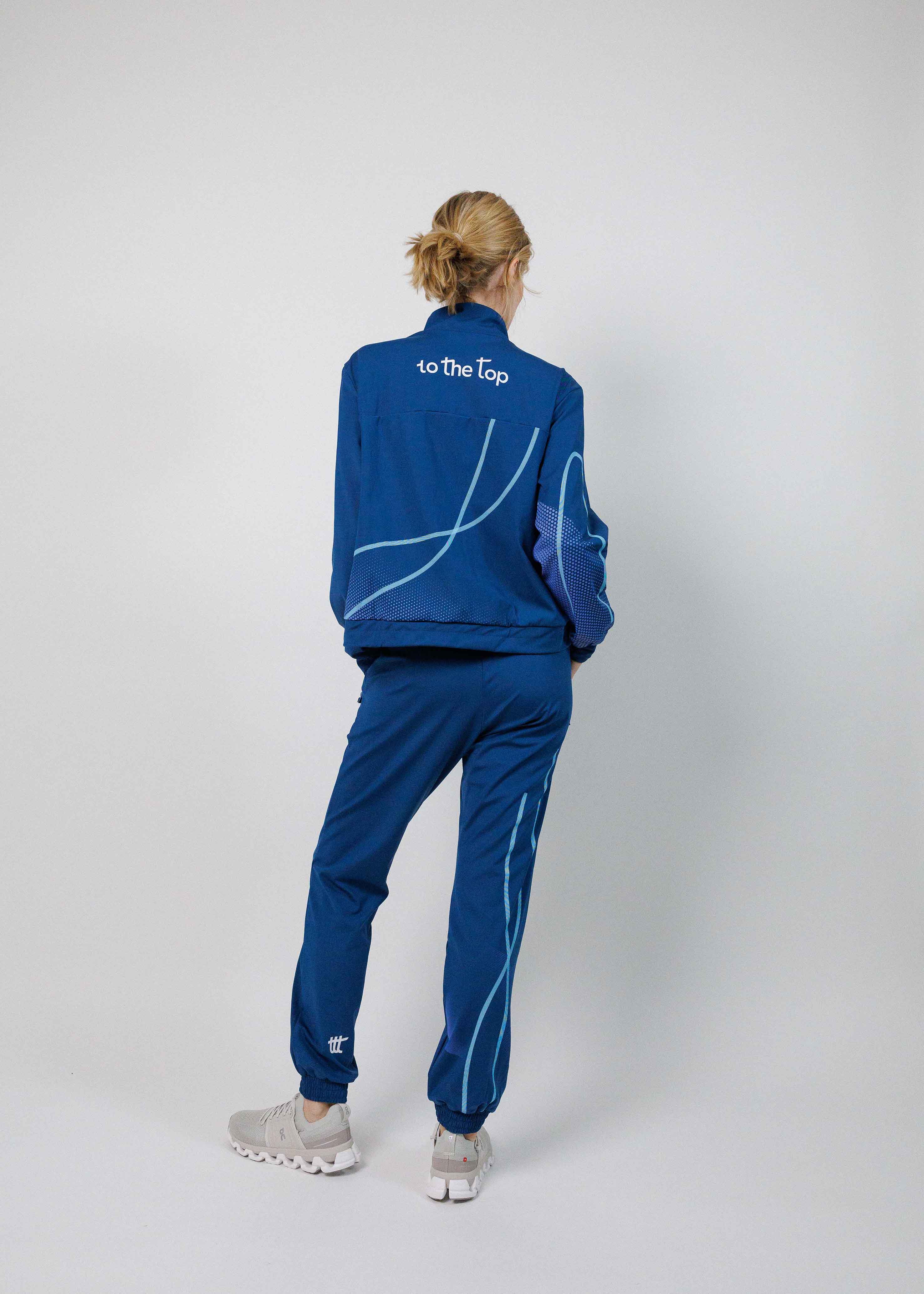 Pace Track Jacket Blue