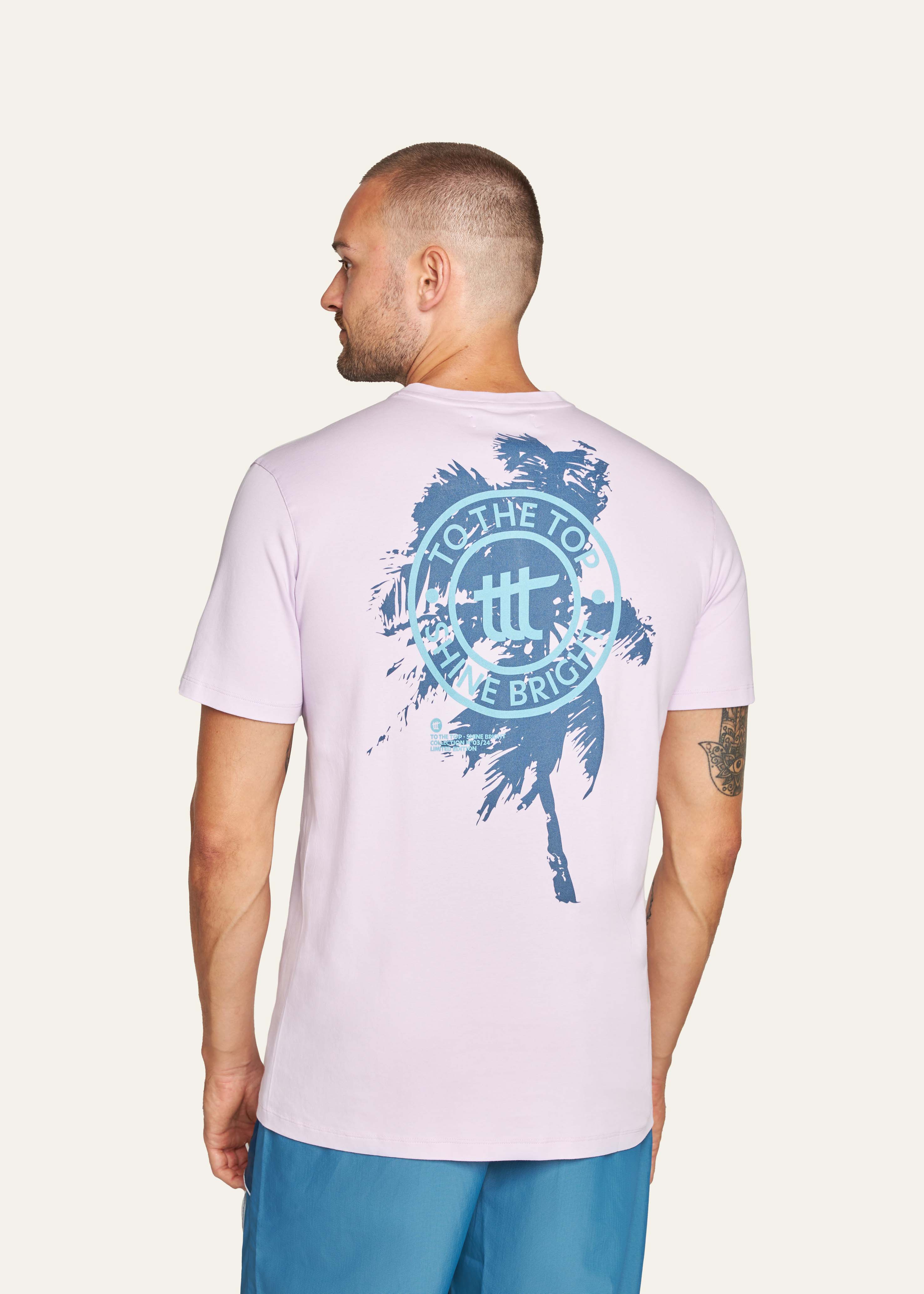 Palm T-Shirt Lilac