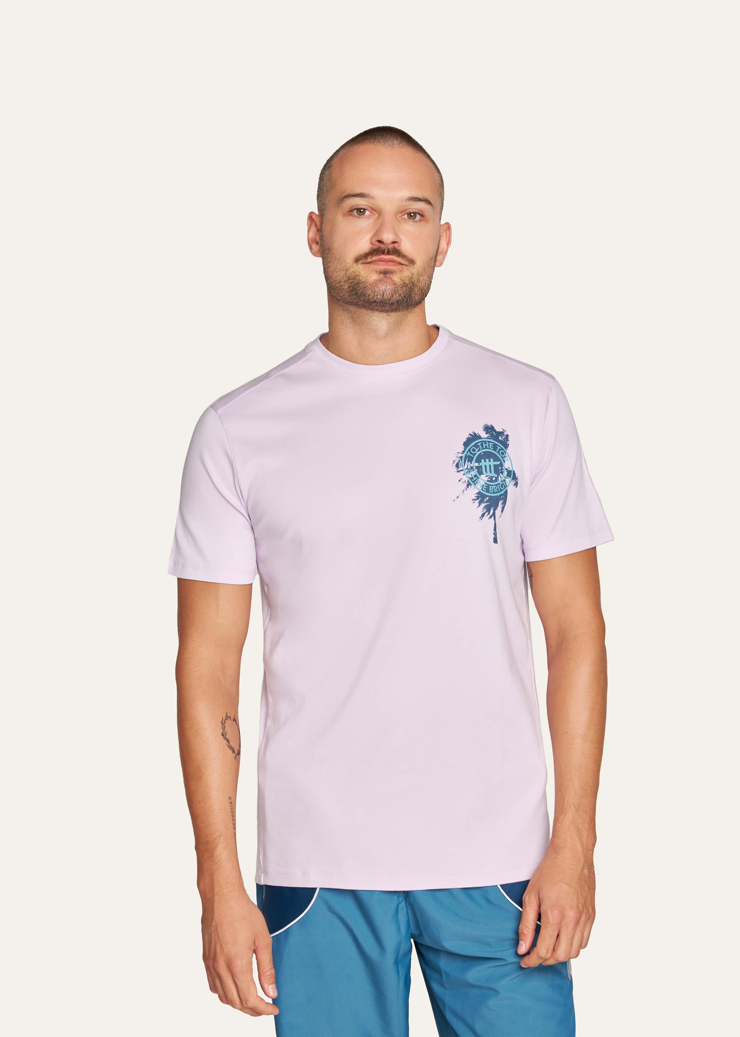 Palm T-Shirt Lilac