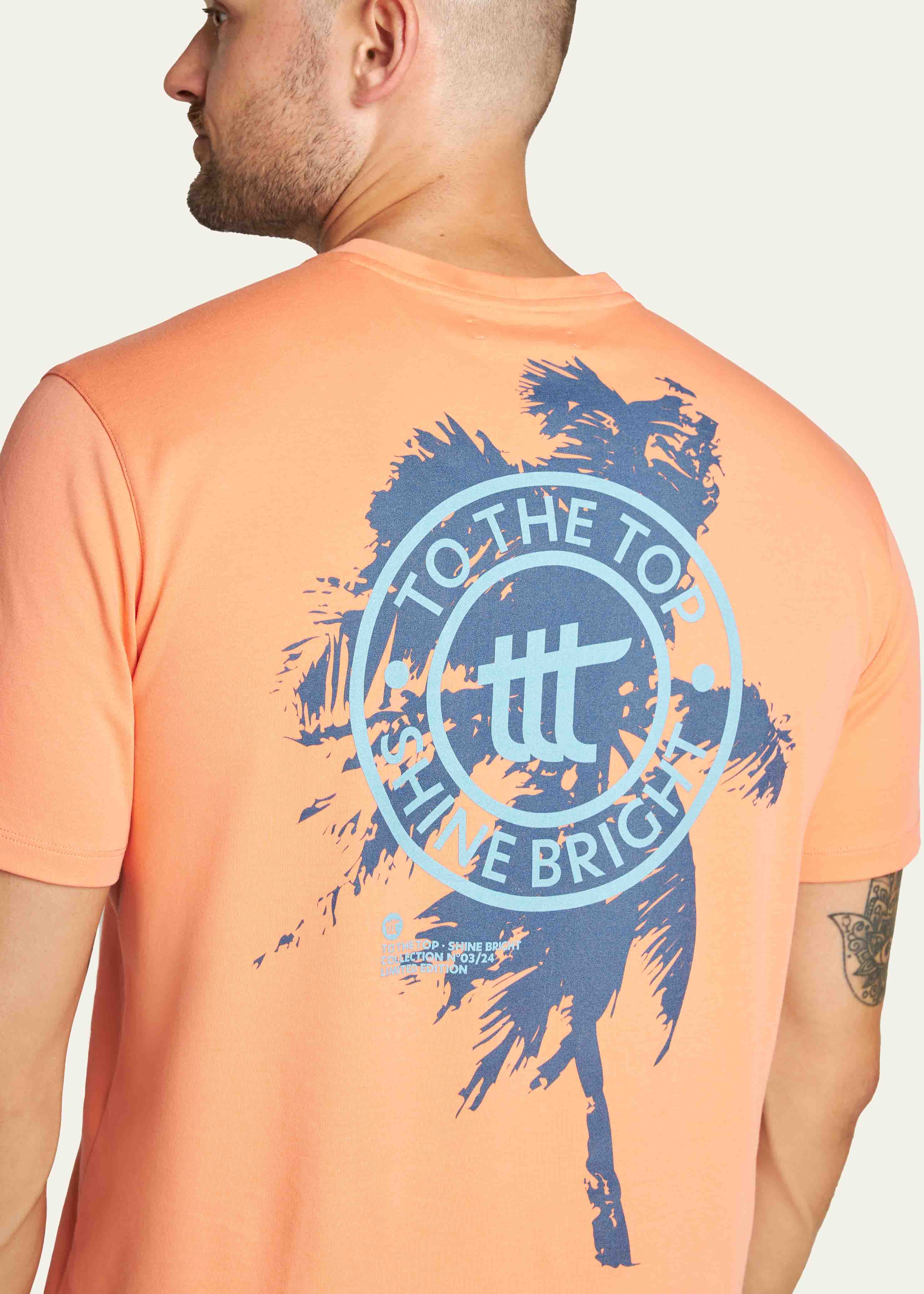 Palm T-Shirt Coral