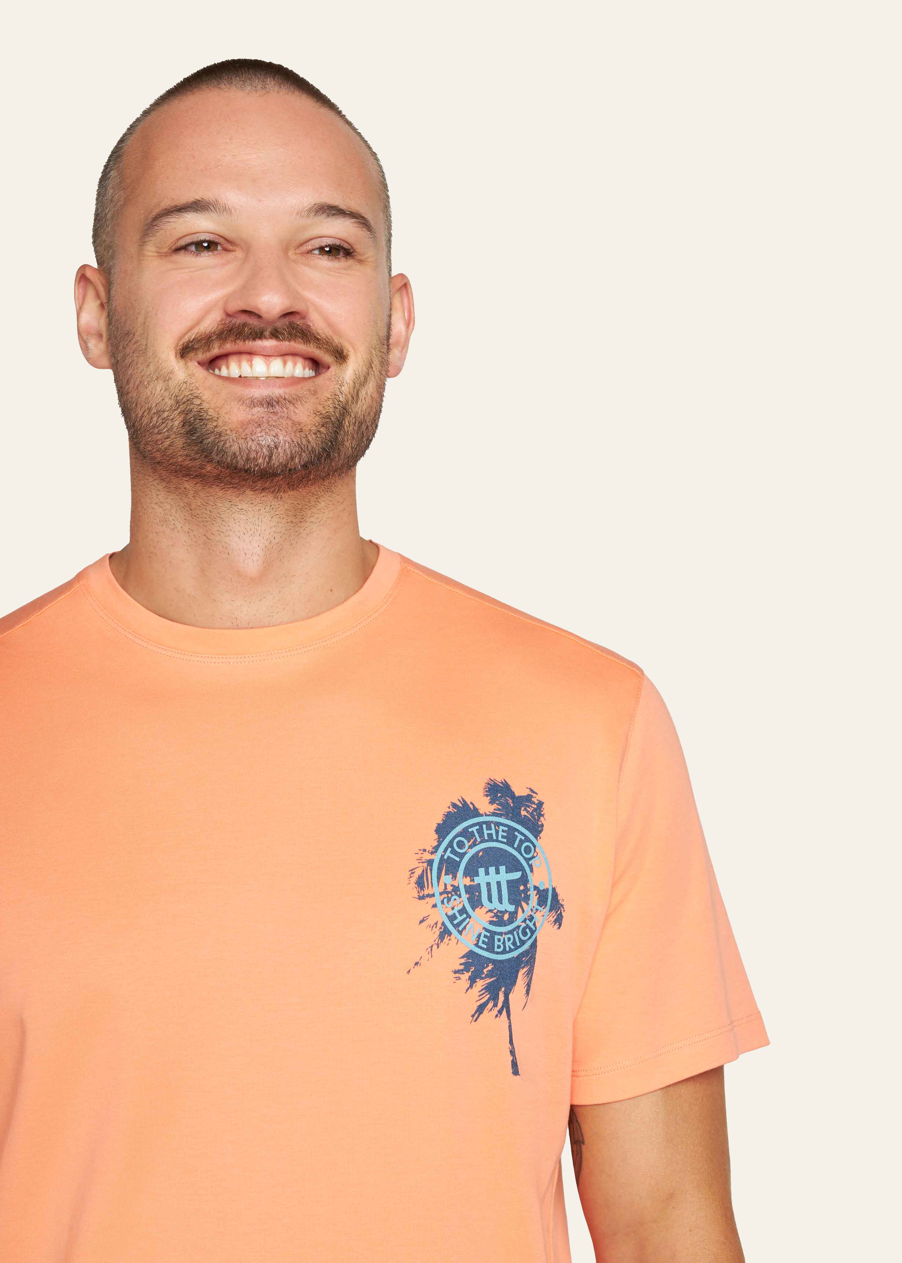 Palm T-Shirt Coral