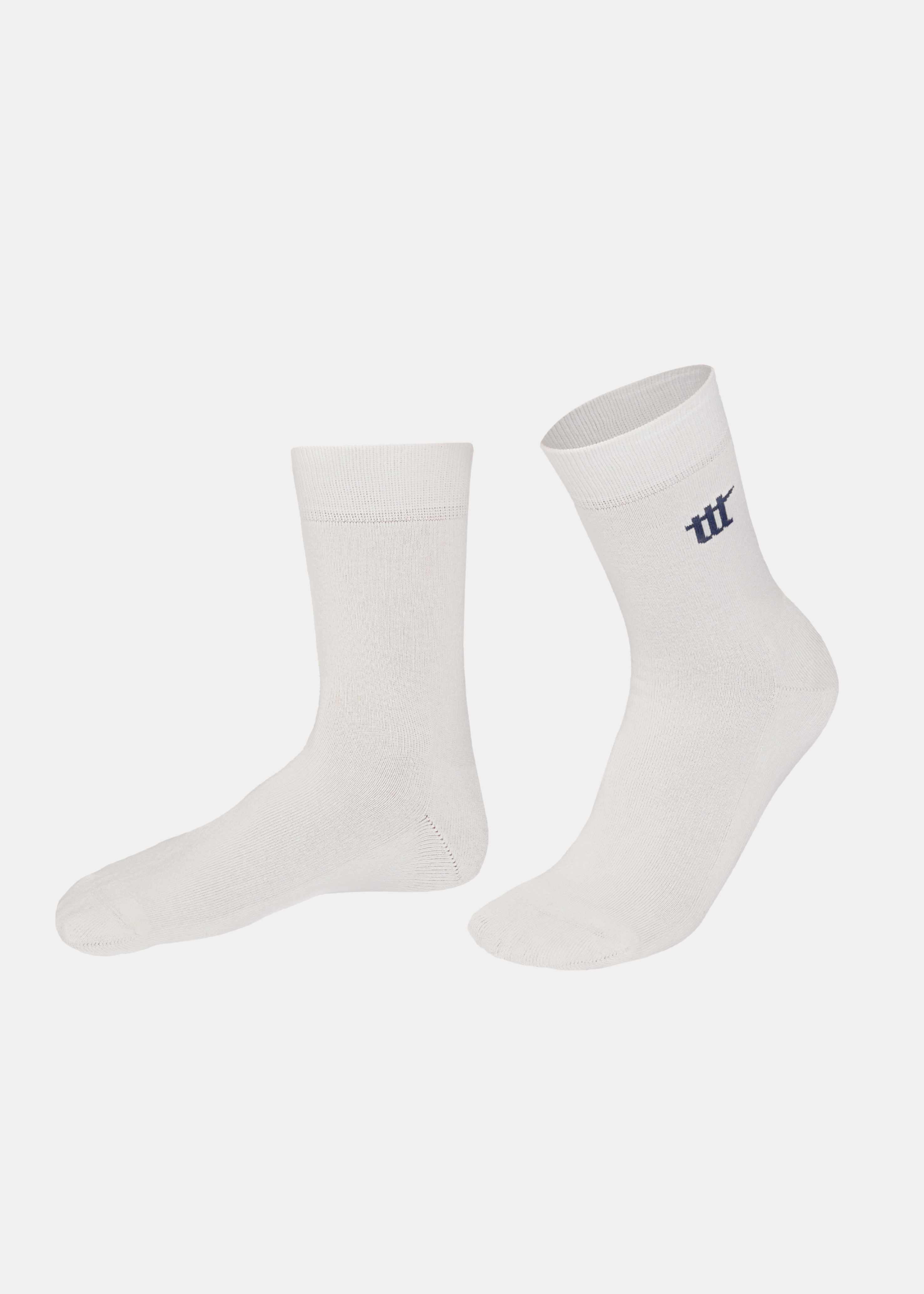 to the top Socks White