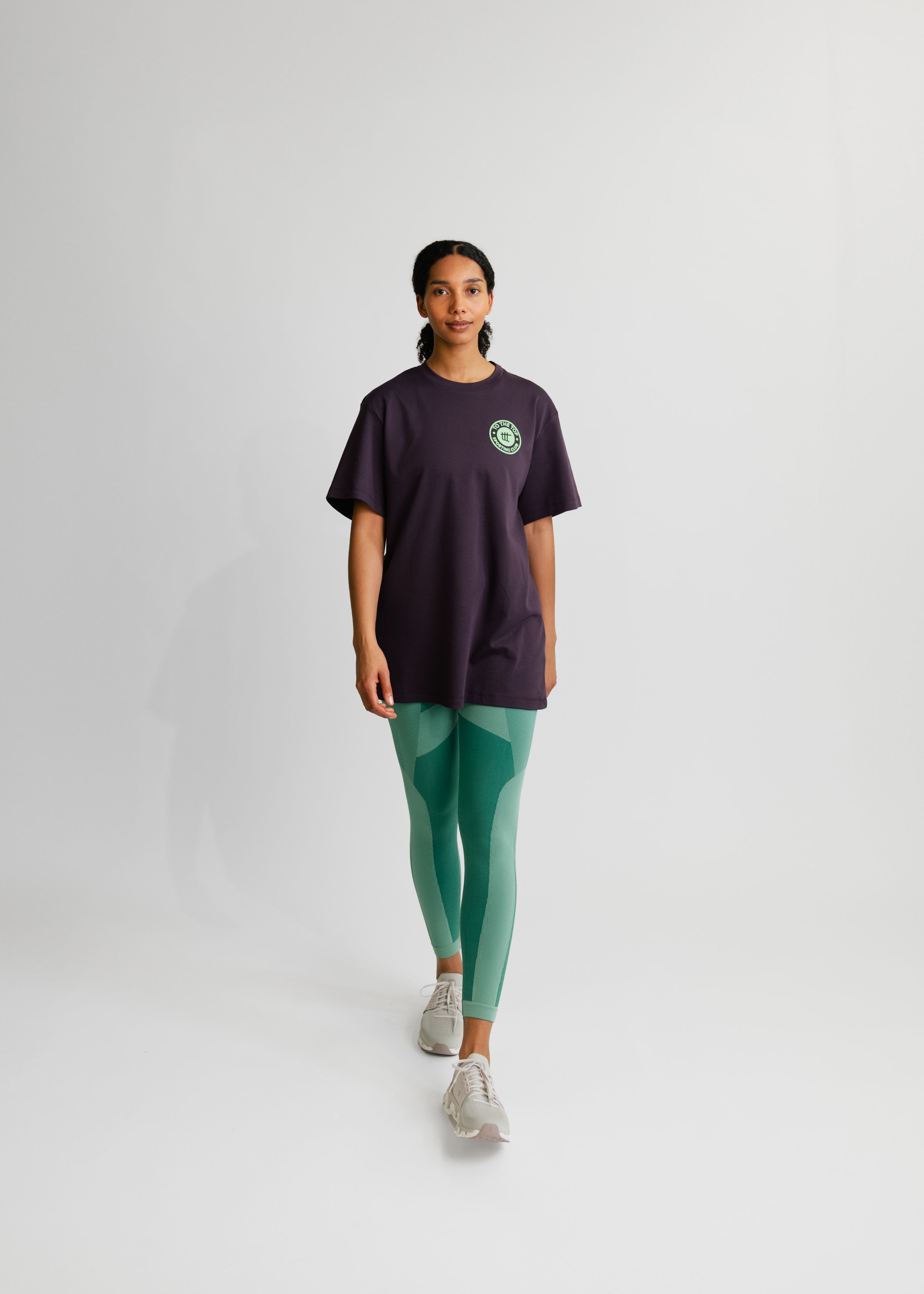 Sporting Club T-Shirt Plum