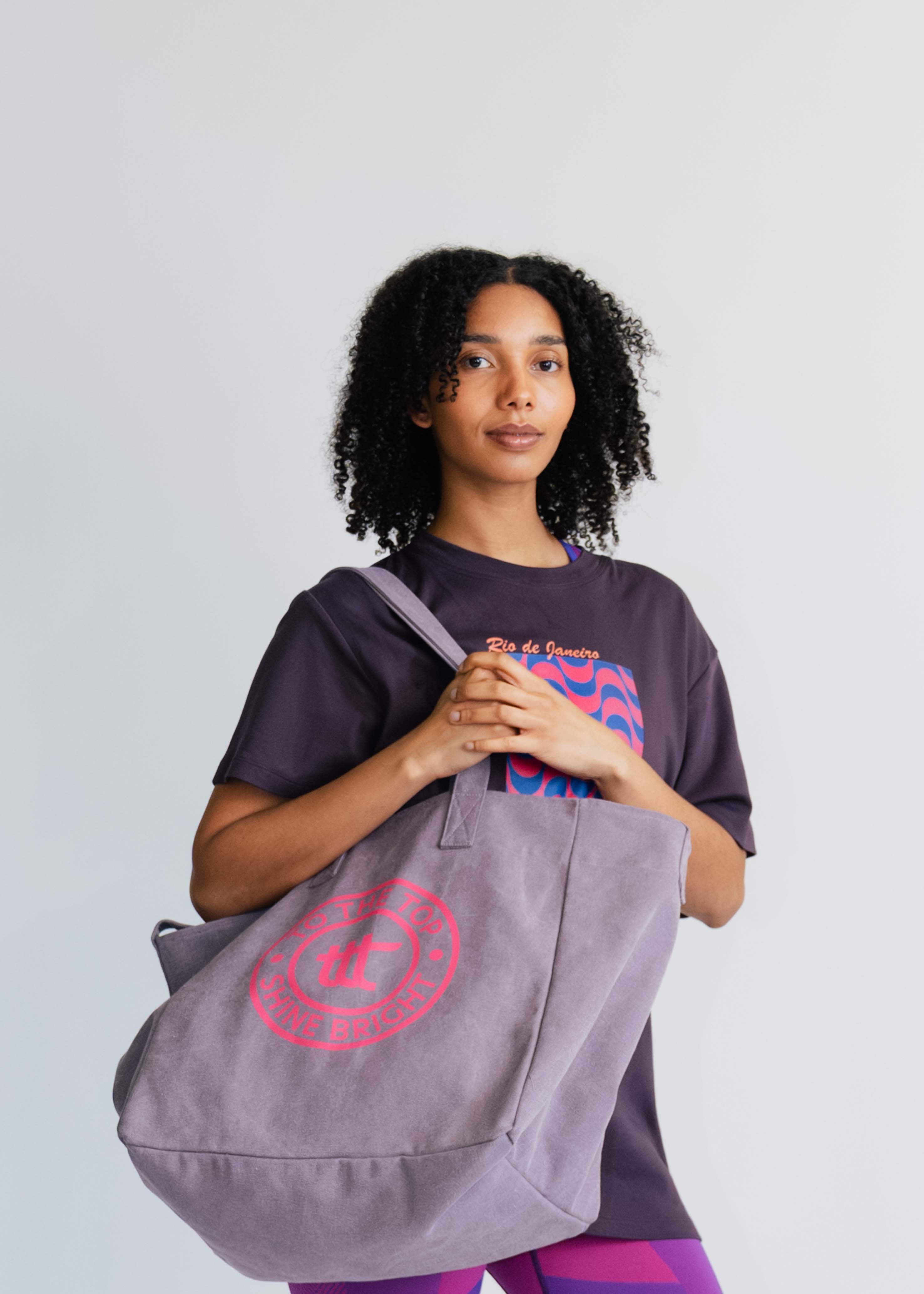 Beach Bag to the top Magenta