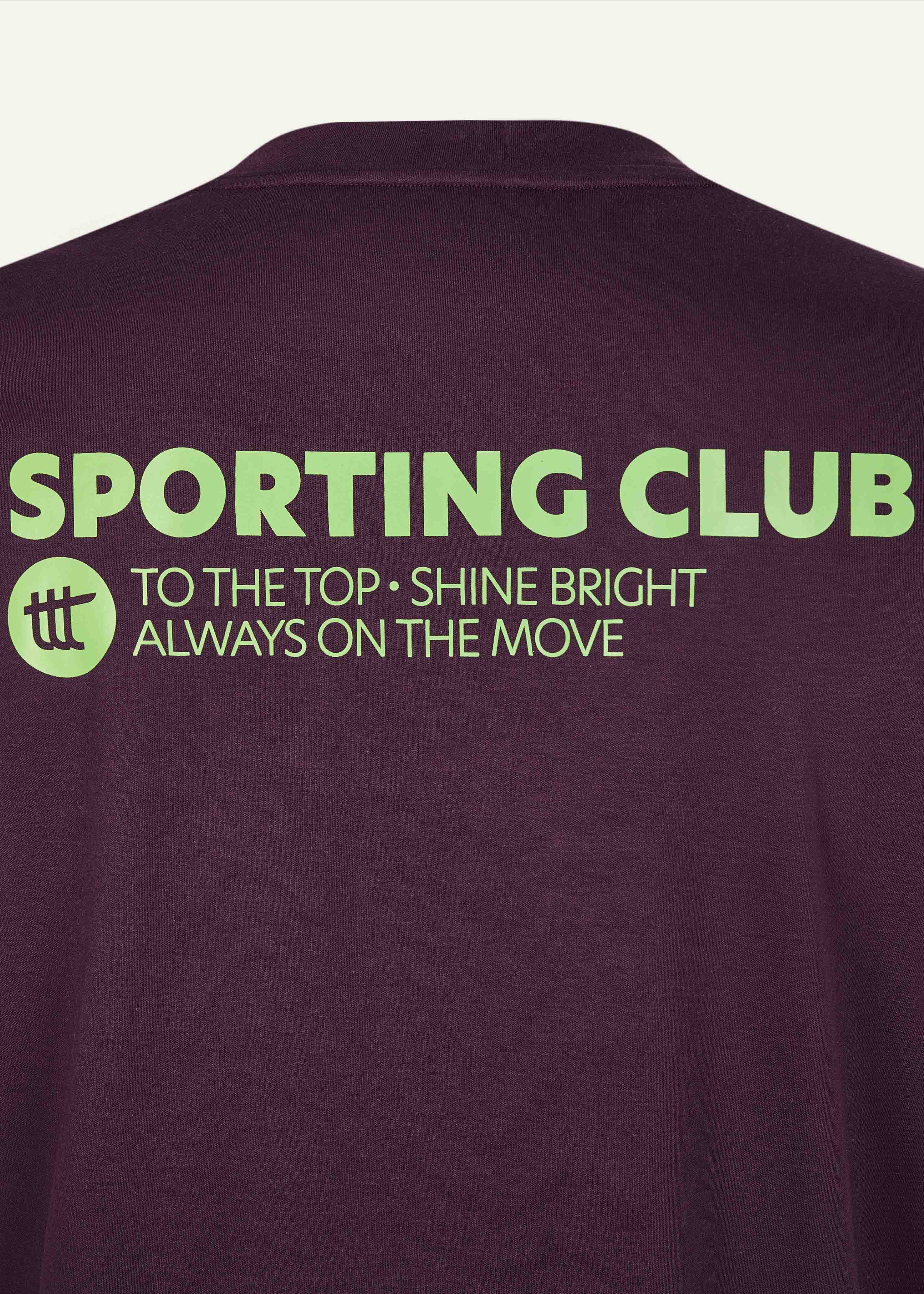 Sporting Club T-Shirt Plum